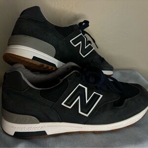 New Balance 1400 J. Crew men’s size 9.5 M1400C2 Midnight Navy suede sneakers